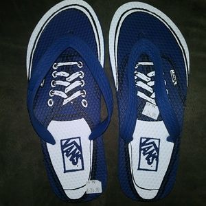 Vans Tennis Shoe Flip Flops Sz 7 NWT